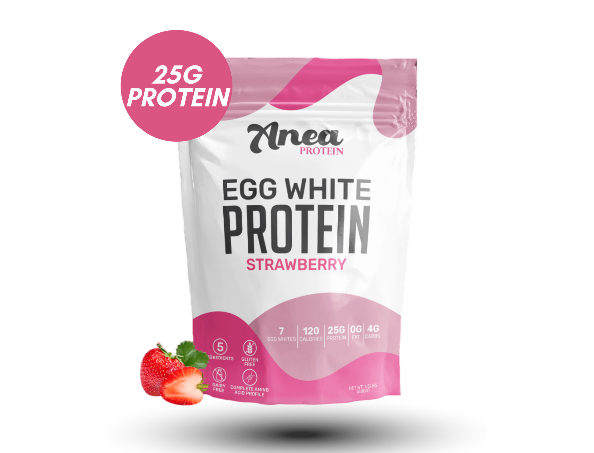 Strawberry Egg White Protein Powder